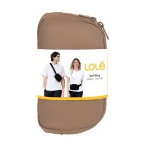 Lolë Unisex Belt Bag 1L Brown New
